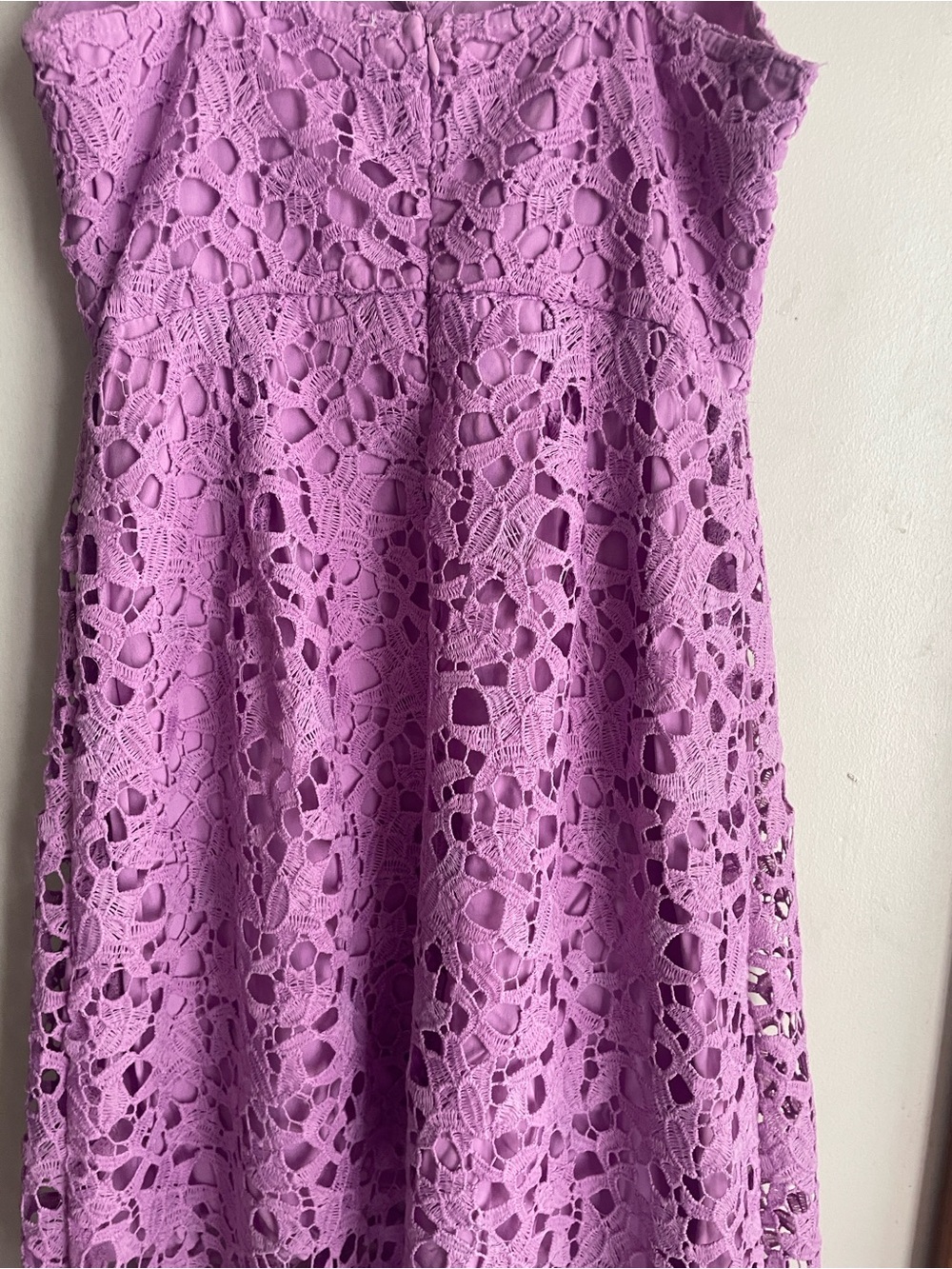 ASTR The Label Sleeveless Lace Fit & Flare Midi Dress Light Orchid - Picture 10 of 16